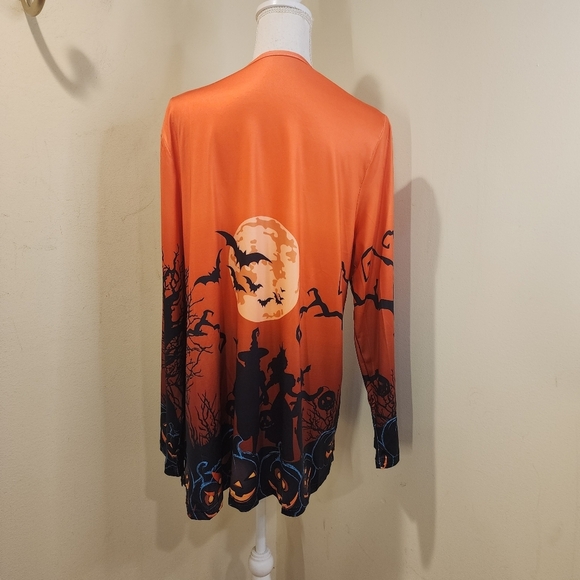 Open Front Halloween Cardigan Size L - Picture 7 of 11